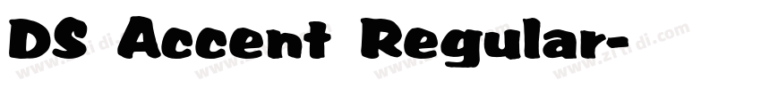 DS Accent Regular字体转换